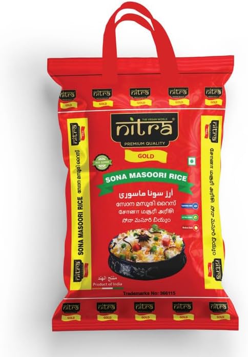 Nitra Sona Masoori Rice – 20 lb