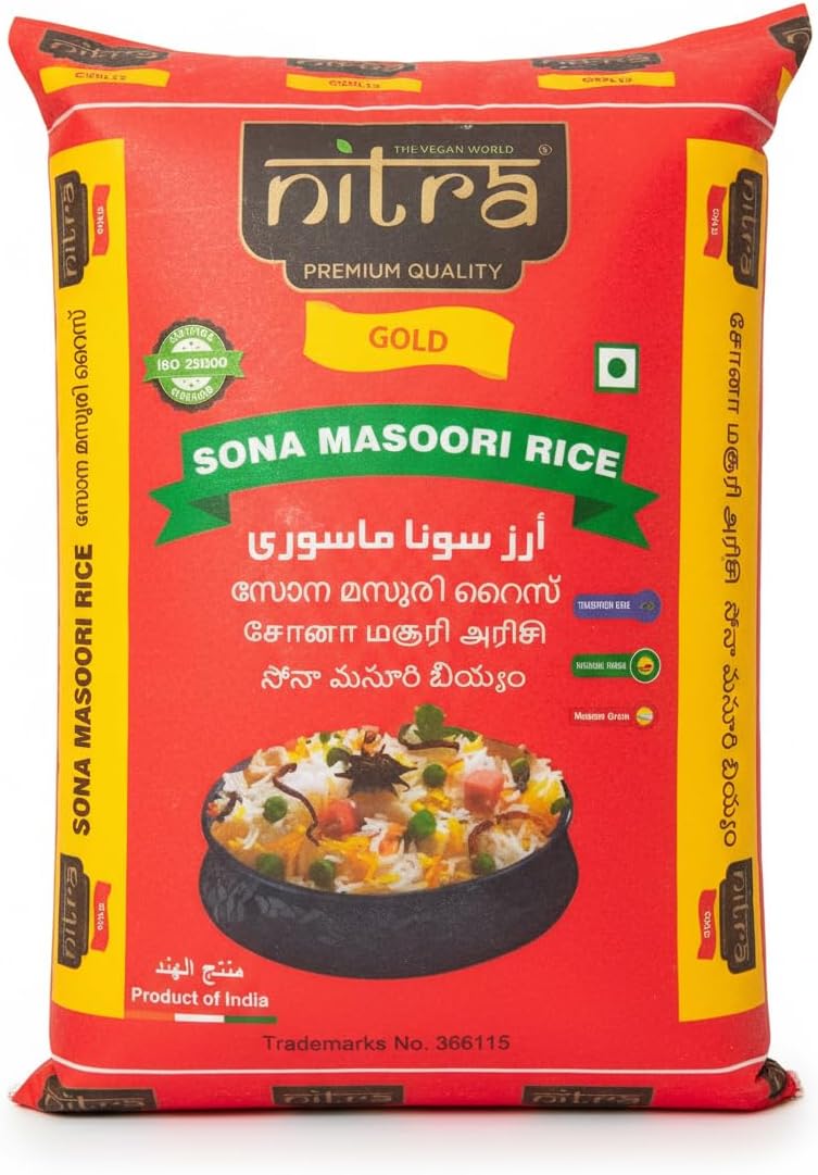 Nitra Sona Masoori Rice – 18 kg