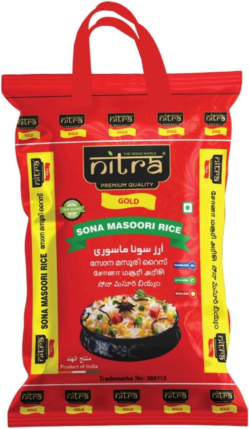 Nitra Sona Masoori Rice – 10 lb