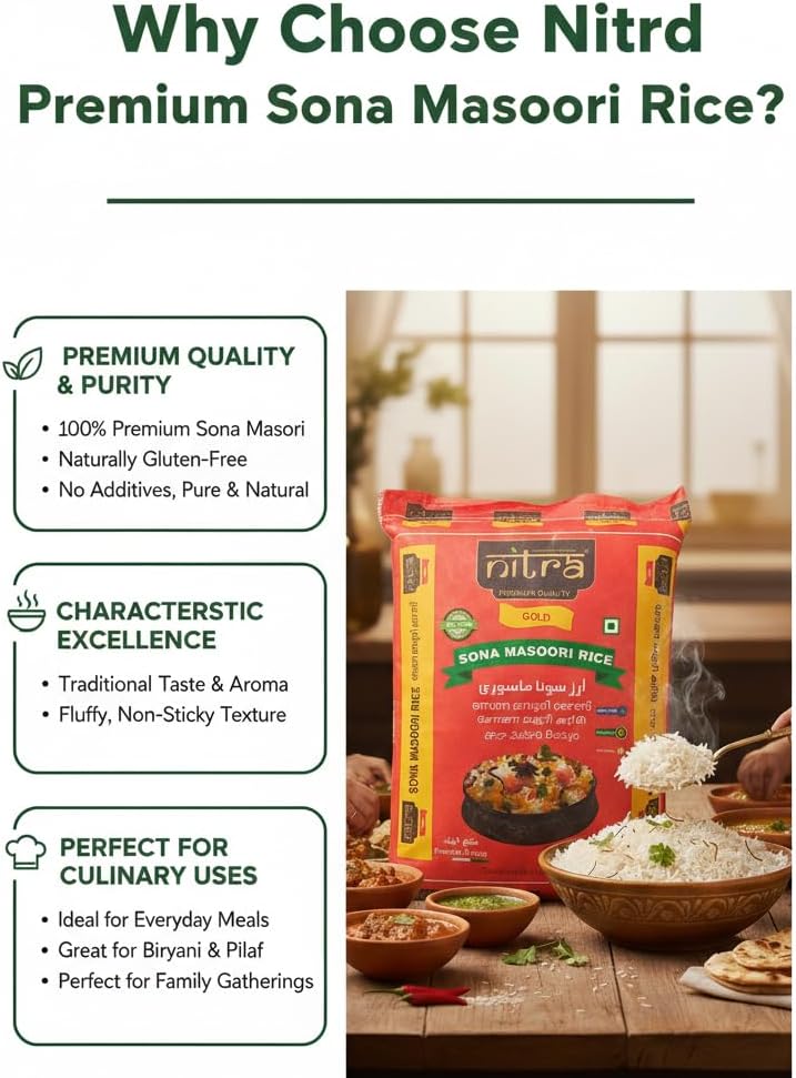 Nitra Sona Masoori Rice
